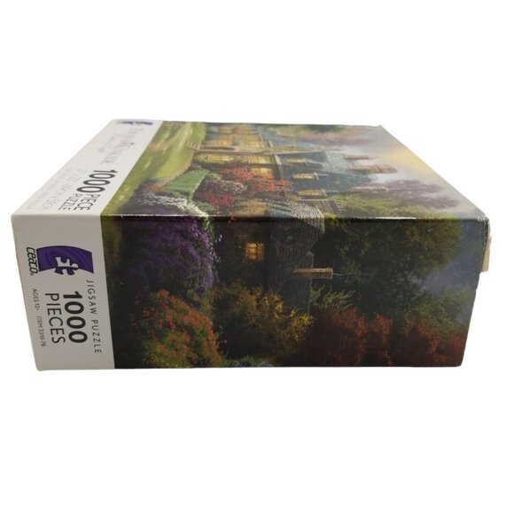Thomas Kinkade "Lakeside Manor" Unopened 1000 Piece Puzzle 27" x 20" By Ceaco - Picture 7 of 10